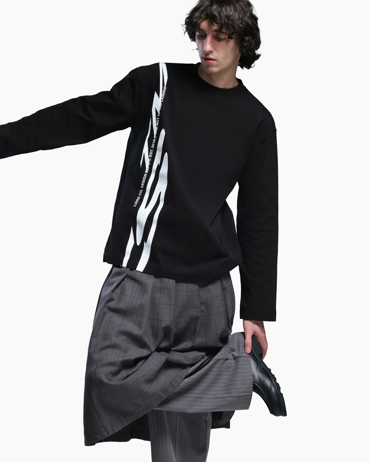 Longsleeve 'RS' Black