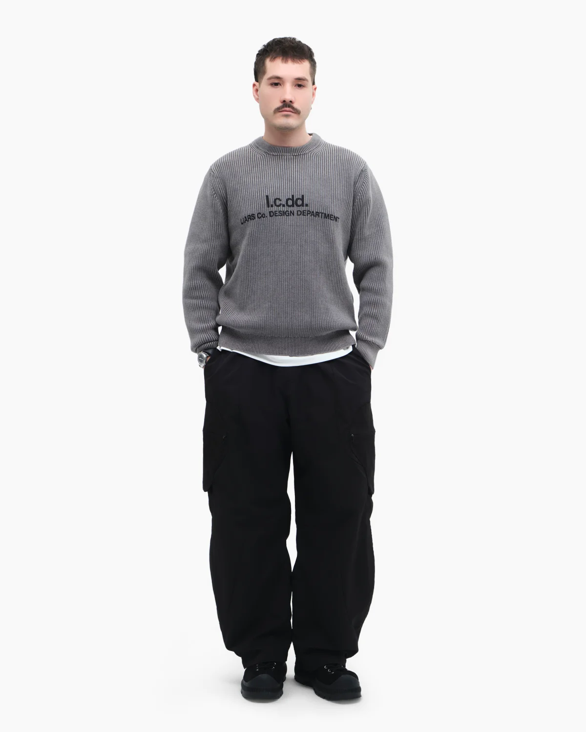 Sweater ‘Lines’ Gray