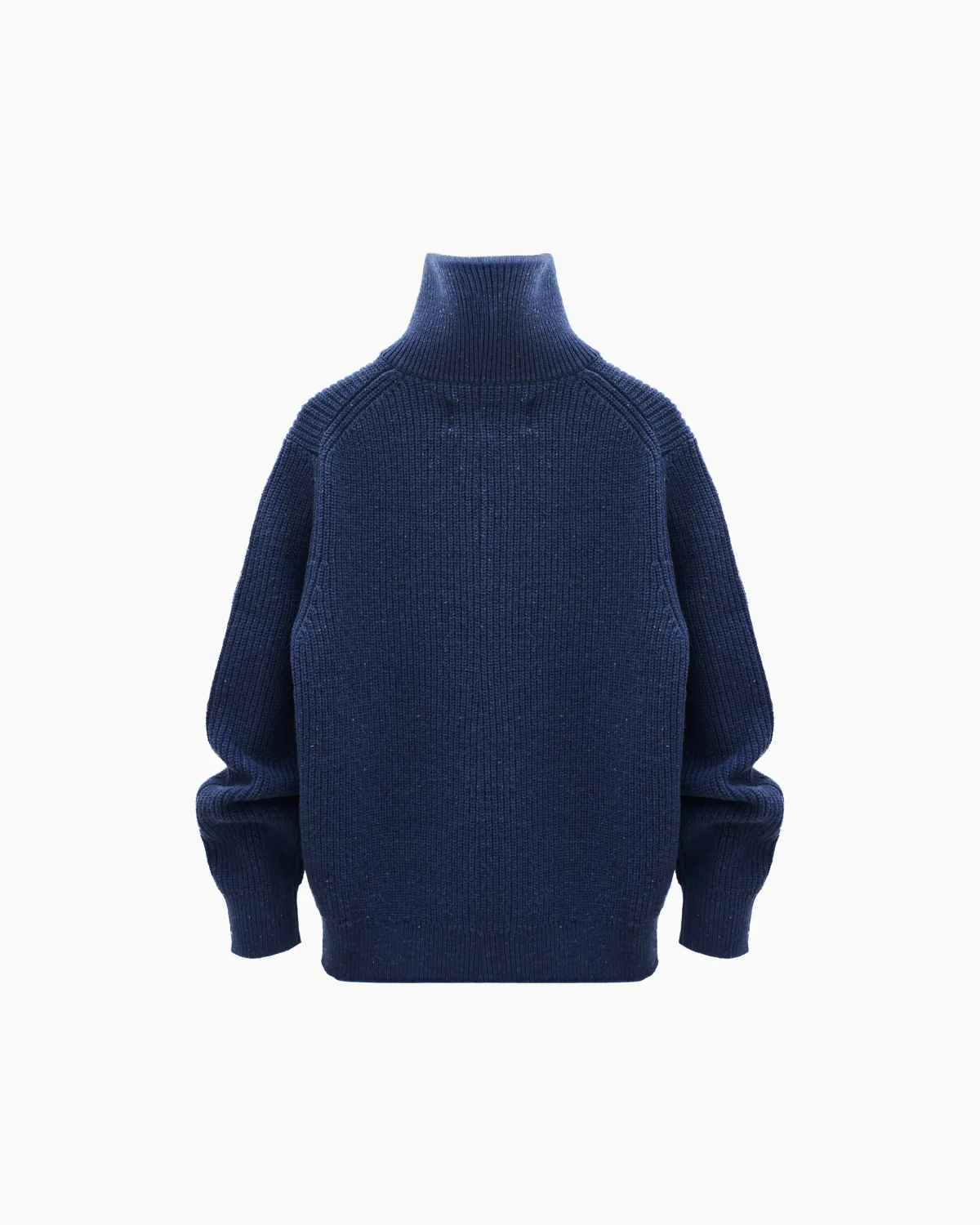 Zip-Sweater ‘Collar’ Blue
