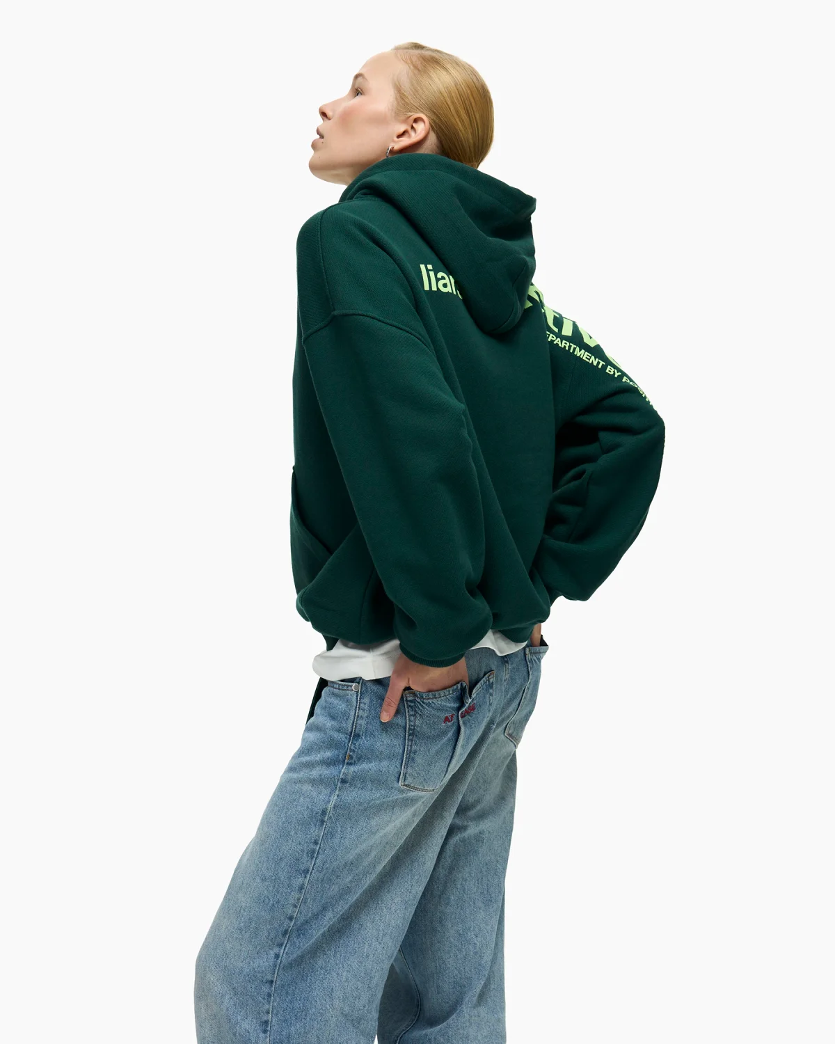 Hoodie ‘Shoulder’ Green