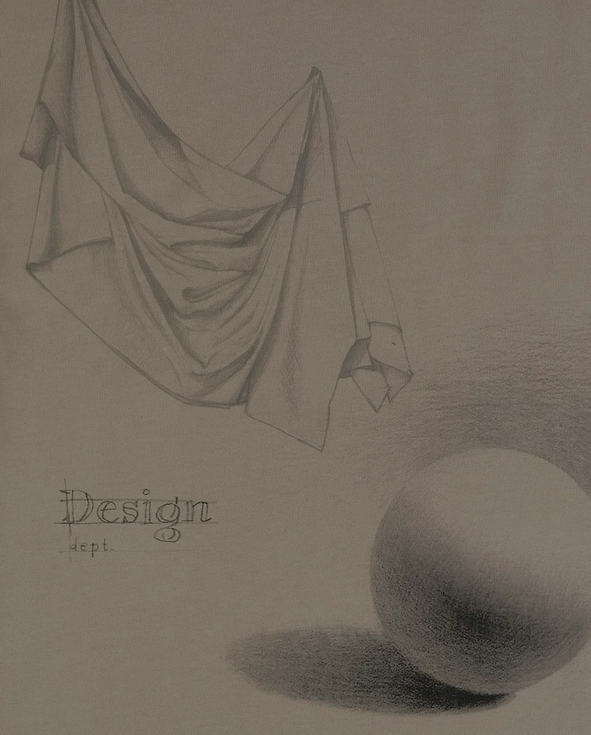 Tee 'Pencil' Beige
