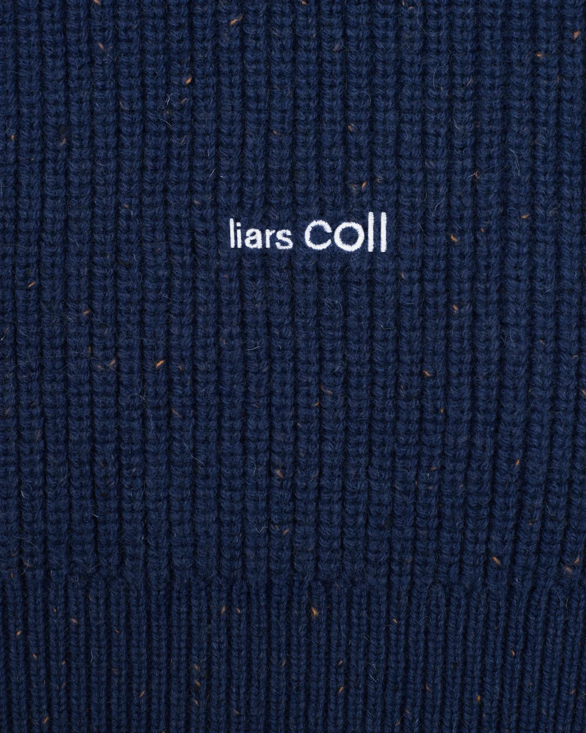 Zip-Sweater ‘Collar’ Blue