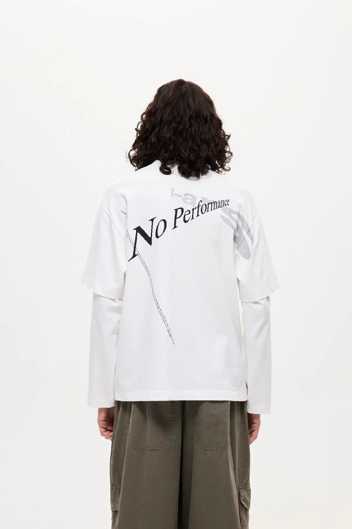 Longsleeve 'No Performance' White