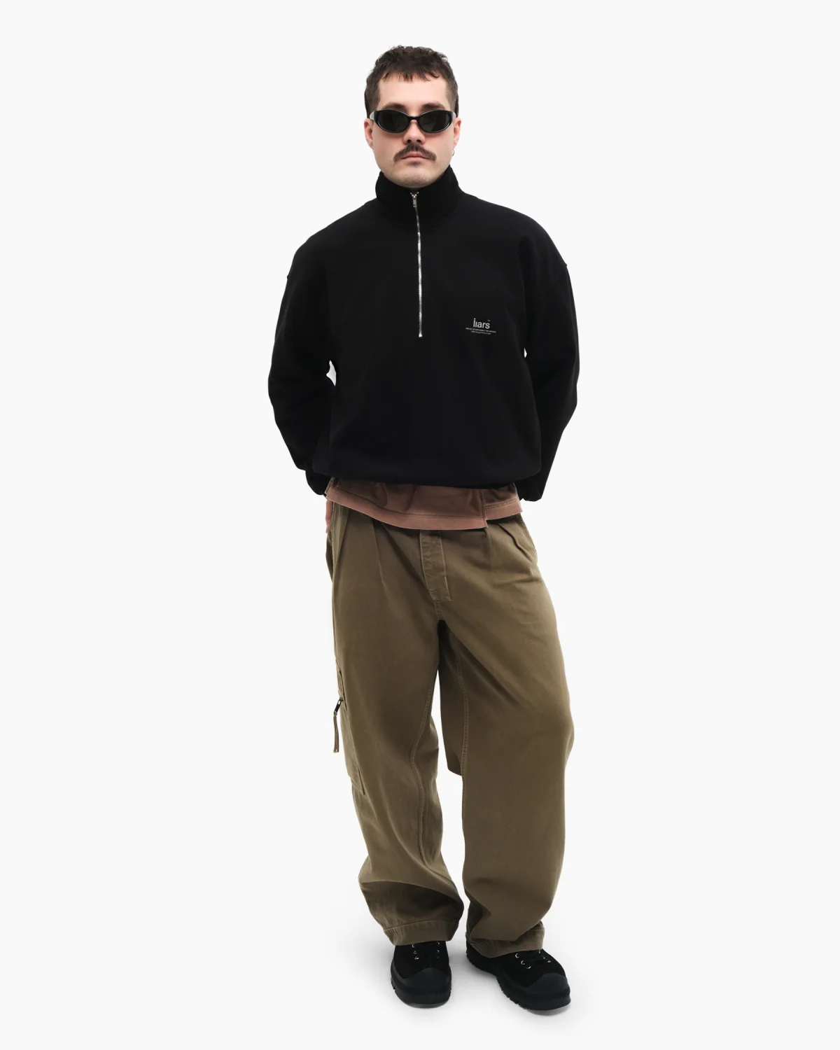 Zip-Sweat Basic Black