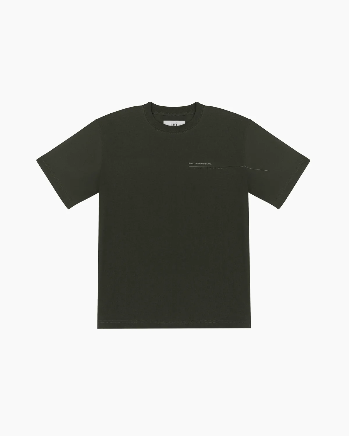 Tee 'The Act of Explaining' Green