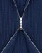 Zip-Sweater ‘Collar’ Blue