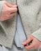 Zip-Sweater ’Collar’ Gray