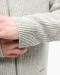 Zip-Sweater ’Collar’ Gray